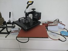Heat Press Machine 30x38 with Attachments, Sublimation, Heat Transfer,360 Degree
