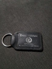 Genuine Vauxhall Evans Halshaw leather Keyring