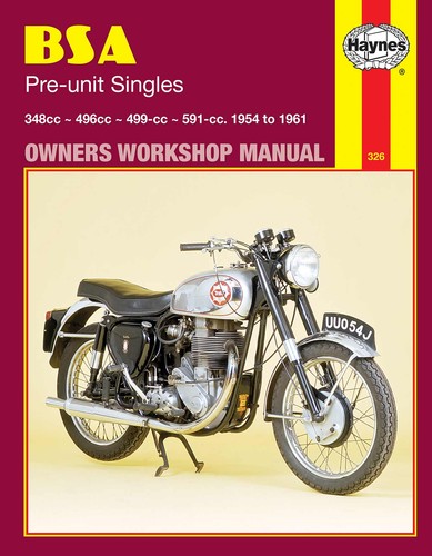 Bsa pre unit singles - bsa,