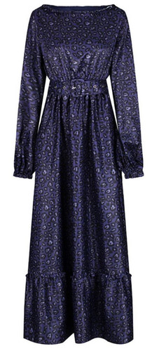 Leopard print maxi dress lindy - print,