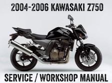 2004-2006 Kawasaki Z750 Z 750 ZR750 Repair Workshop Service Manual PDF File