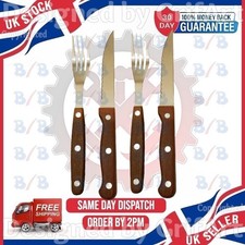 4PC STEAK KNIVES AND FORKS