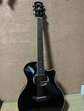 Yamaha APX500III Acoustic Electric Guitar Black Finish Thin Body Cutaway Used