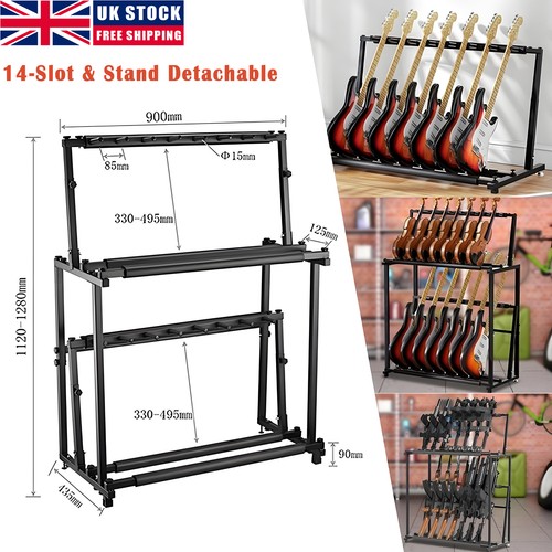Slot guitar stand metal - 14-slot,