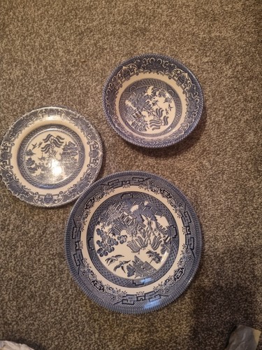 Willow pattern blue - pattern, 3