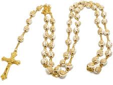 Rose Gold Prayer Rosary 8mm