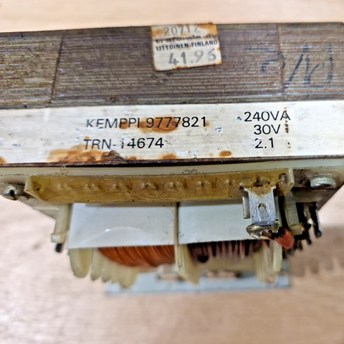 Kemppi control transformer - kemppi,