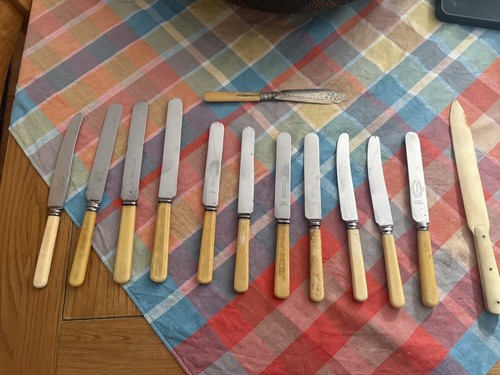 Job lot antique faux bone - antique,