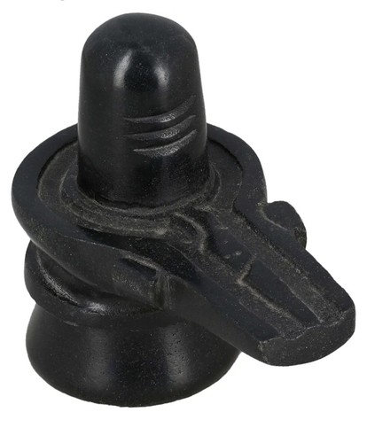 Shivling black resin statue - shivling,