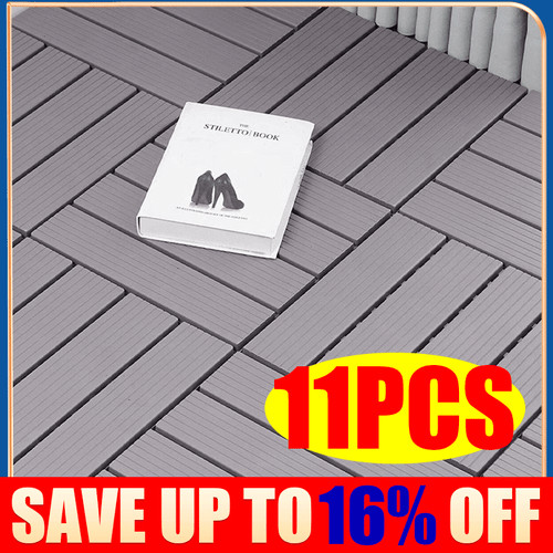 11pcs pvc deck tiles garden - tiles,