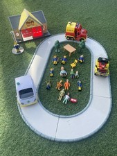 Fireman Sam Figures Toys Big Bundle – Ambulance , Quad Vehicles, Station & Track