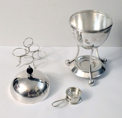 Vintage silver plated egg - plated,