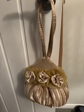 Leko Evening Bag Gold Satin