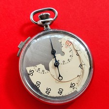 Galco Stop Watch Jules Racine No 3364R Timer Swiss Chronograph Stopwatch