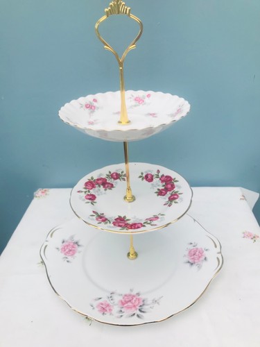 Tier cake stand mismatched - 3,