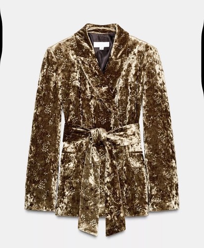 Zara metallic thread velvet - zara,