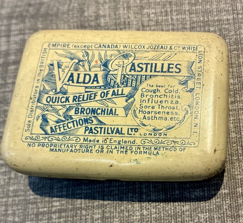 Vintage valda pastilles - vintage, tin
