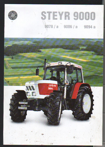 Steyr 9000 tractor brochure - "9000",