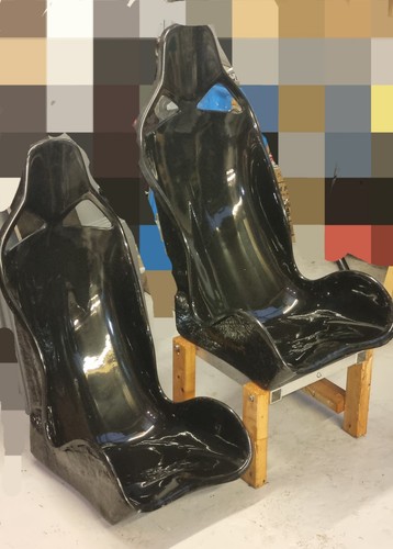Grp black bucket seat - grp,