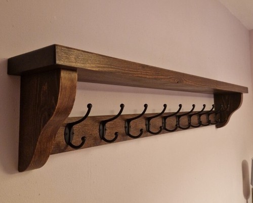 Coat rack shelf floating - rack+shelf,