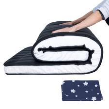 Foldable Japanese Futon Flooor Mattress Memory Foam Sleeping Pad Tatami Mat