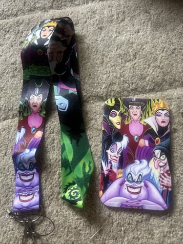 Disney villain lanyard card - lanyard,