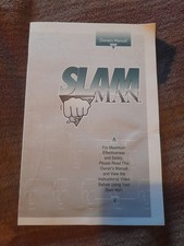 Slam Man instructions manual -