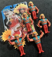 WWF Hasbro Ricky the Dragon Steamboat Series 4 figures x5 cape x 2 card/bubble 