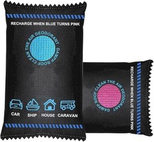 Car Interior Dehumidifier Bag Reusable Moisture & Damp Absorber Durable 200g NEW