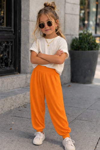 Girls harem trousers pants - girls,