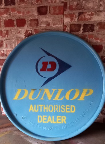 Upcycled oil drum lid - lid, dunlop
