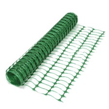 Green Plastic Mesh Barrier
