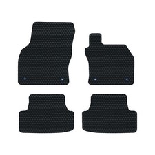Seat Leon MK3 2013-2021 GENUINE LUXURY Tailored Rubber Car Floor Mats Black Set