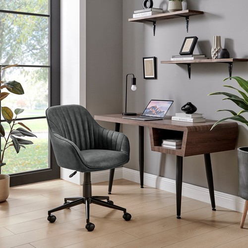 Booker faux leather tub office - leather,
