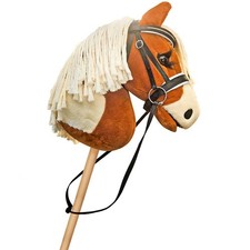 Equimed Hobby Horse Dressage Bridle – Real Leather, fits standard & Mini Range
