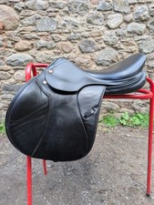 Black 17" 33cm Prestige Paris W  Saddle