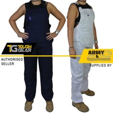 Ladies Womens Bib And Brace Painters Overalls Coveralls Dungarees Work Trousers