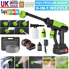 4000W Electric Pressure Washer Power Jet Washer 3626PSI Car Cleaner Gun+2Battery