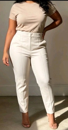Zara women cream tailored - zara, women's