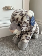 Lapland UK Snow Leopard Plush Soft Comfort Toy - Leppi