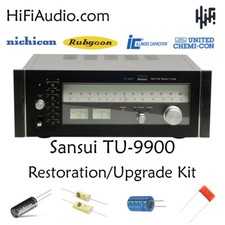 Sansui TU-9900 tuner rebuild restoration recap service kit fix repair capacitor