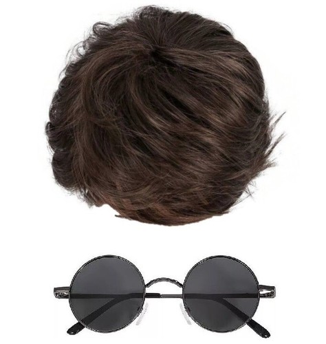 John lennon wig and round - lennon,