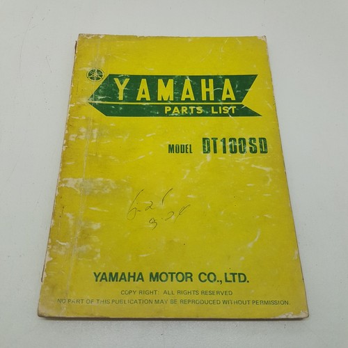 Yamaha motorbike dt100sd - motorbike,