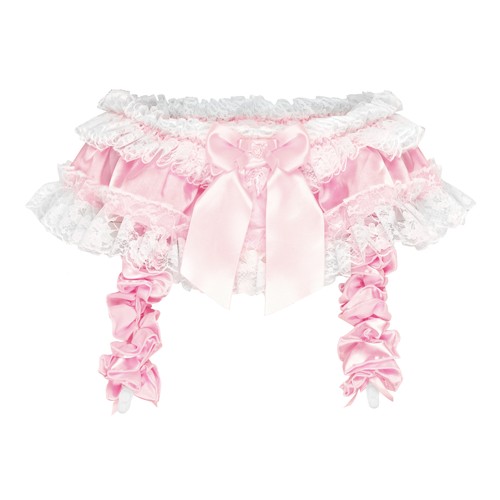 Satini frilly lace - frilly, sissy