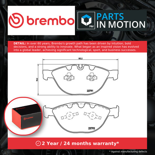 Brake pads set - brake, rolls