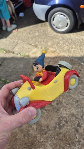 Vintage noddy push along toy - noddy,