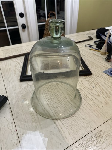 Vintage green glass - vintage, blown