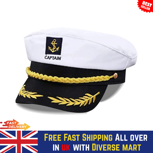 Navy captain hat - navy,