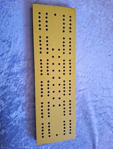 Vintage wooden cribbage - vintage, board