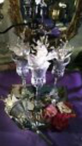 Tussie mussie silver color - tussie,
